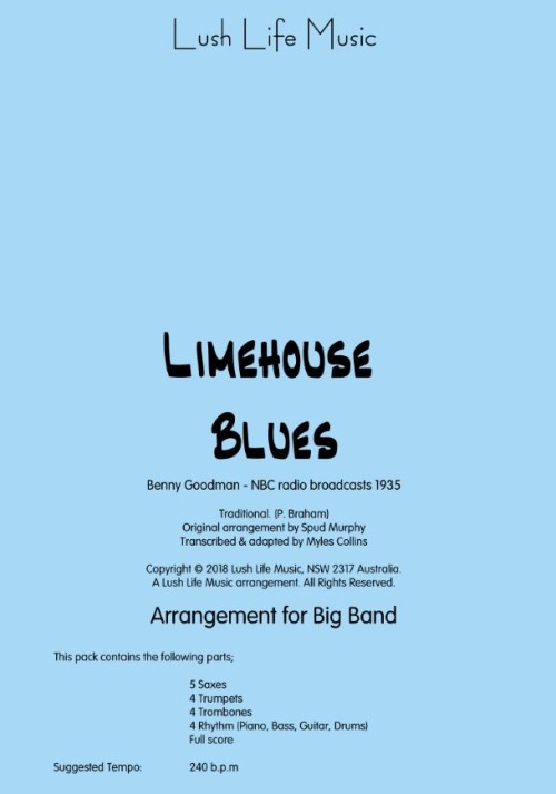 Limehouse Blues (Jazz Ensemble - Score and Parts)